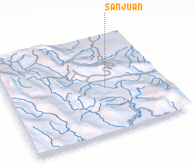 3d view of San Juan