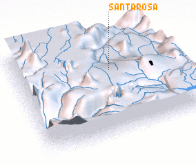 3d view of Santa Rosa