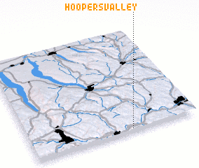 3d view of Hoopers Valley