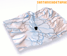 3d view of Santa Rosa de Tapias