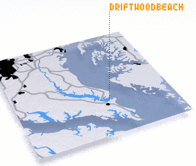 3d view of Driftwood Beach