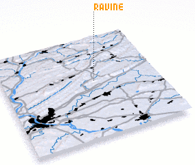 3d view of Ravine