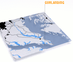 3d view of Gum Landing