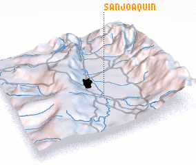 3d view of San Joaquín