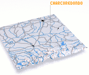 3d view of Charco Redondo