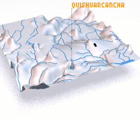 3d view of Quishuarcancha