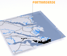 3d view of Fort Nonsense