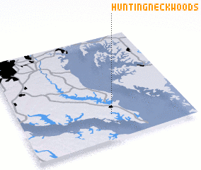 3d view of Hunting Neck Woods