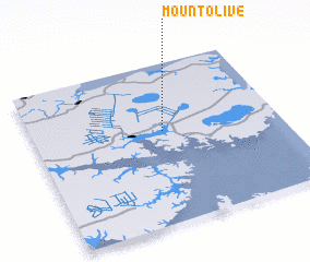 3d view of Mount Olive