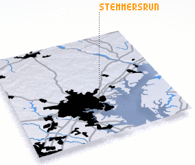 3d view of Stemmers Run