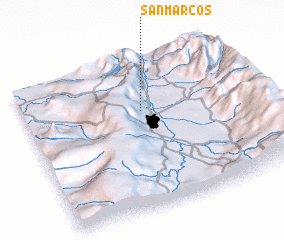 3d view of San Marcos