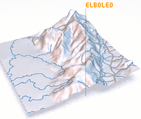 3d view of El Boleo