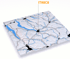 3d view of Ithaca