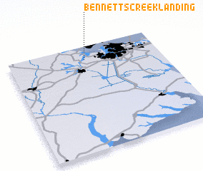 3d view of Bennetts Creek Landing