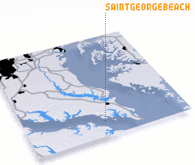 3d view of Saint George Beach