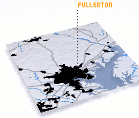 3d view of Fullerton