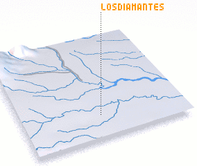 3d view of Los Diamantes