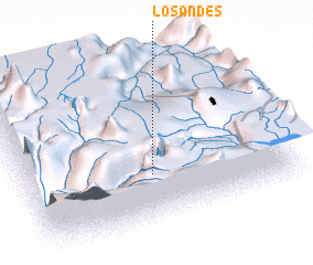 3d view of Los Andes