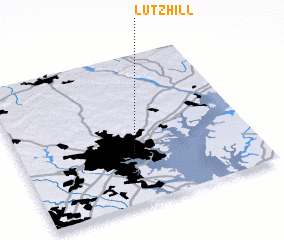 3d view of Lutz Hill