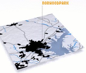 3d view of Norwood Park