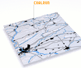 3d view of Coal Run