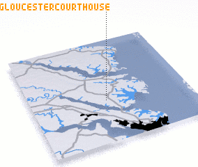 3d view of Gloucester Courthouse