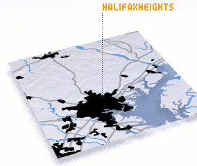 3d view of Halifax Heights
