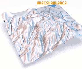 3d view of Huacshahuanca