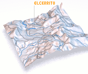 3d view of El Cerrito