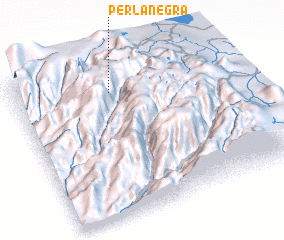 3d view of Perla Negra