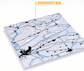 3d view of Line Mountain