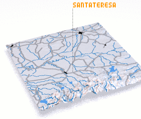 3d view of Santa Teresa