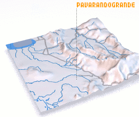 3d view of Pavarando Grande