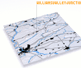 3d view of Williams Valley Junction