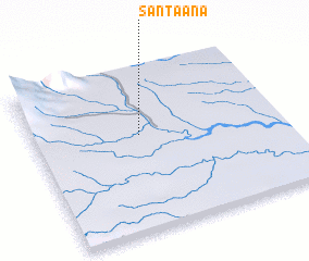 3d view of Santa Ana