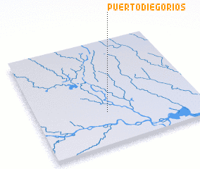 3d view of Puerto Diego Ríos