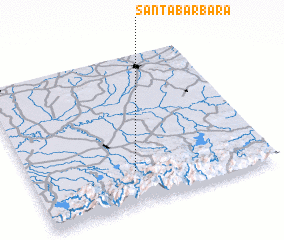 3d view of Santa Bárbara