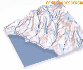 3d view of Comunidades de Asia