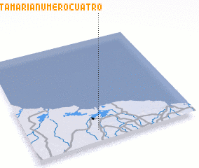 3d view of Santa María Número Cuatro