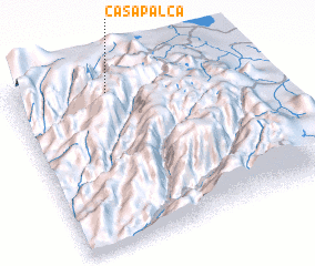 3d view of Casapalca