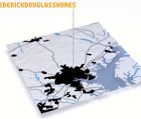 3d view of Frederick Douglass Homes