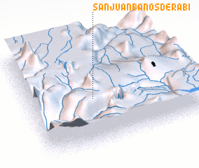 3d view of San Juan Baños de Rabi