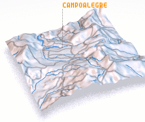 3d view of Campo Alegre