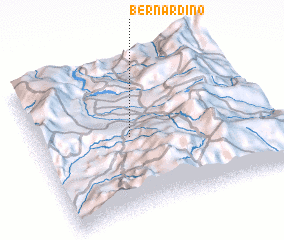 3d view of Bernardino