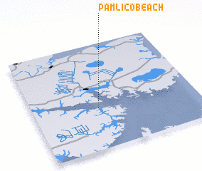 3d view of Pamlico Beach