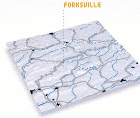 3d view of Forksville