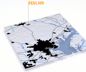 3d view of Red Lion