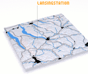 3d view of Lansing Station