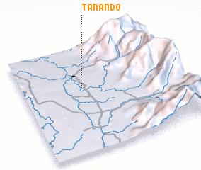 3d view of Tanandó