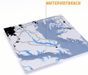 3d view of White Point Beach